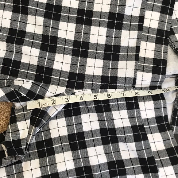 NWT! TORRID size 1X classic black plaid slim fit pants - Picture 5 of 7